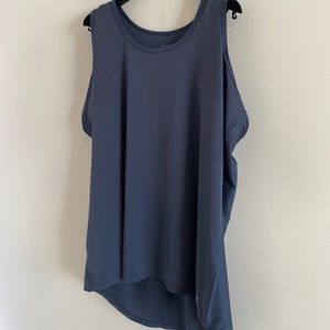 Danskin Now Unisex  Workout Top Shirt Gray XXL